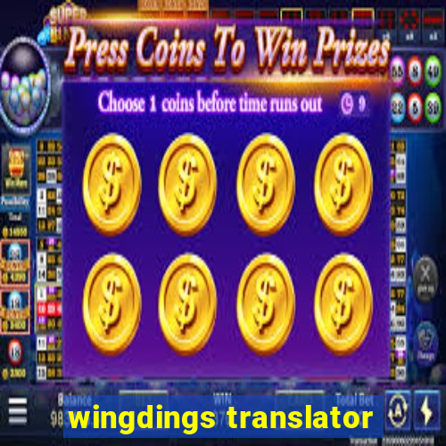 wingdings translator